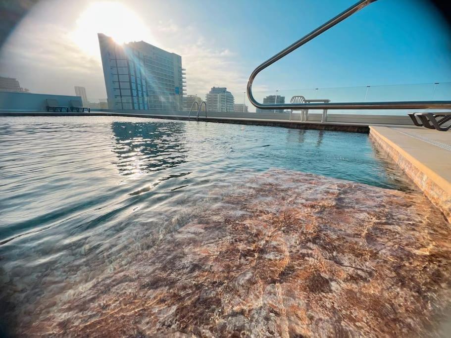 Estudio En Primera Linea De Playa 푸에르토 드 라 크루즈 외부 사진