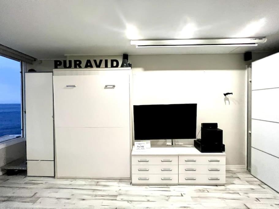 Estudio En Primera Linea De Playa 푸에르토 드 라 크루즈 외부 사진